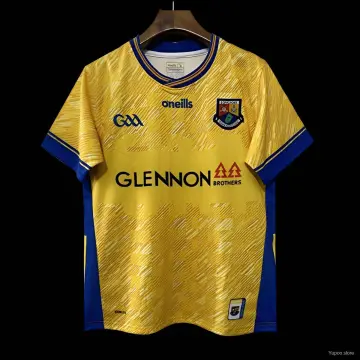 25/26 Roscommon GAA Maillot extérieur jaune et bleu