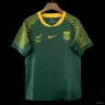 25/26 South Africa Springbok Sevens Green with Gold Chevron Sleeves Jersey