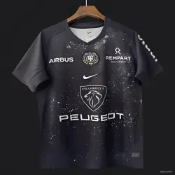 25/26 Stade Toulouse Black with Galaxy Splatter Jersey - product photo US24.99 - 25/26 Stade Toulouse Black with Galaxy Splatter Jersey