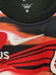 25/26 Stade Toulouse Rugby Black with Red Lightning Stripes Jersey