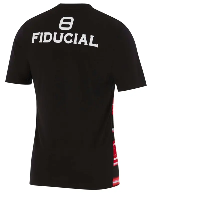 25/26 Stade Toulouse Rugby Black with Red Lightning Stripes Jersey