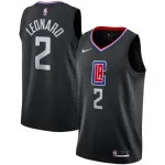 Men's LA Clippers Kawhi Leonard #2 Black Swingman Jersey - Statement Edition Men’s LA Clippers Kawhi Leonard #2 Black Swingman Jersey – Statement Edition