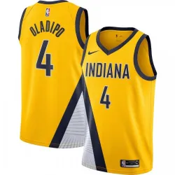 Men's Indiana Pacers Victor Oladipo #4 Nike Gold Finished Swingman Jersey - Statement Edition product image