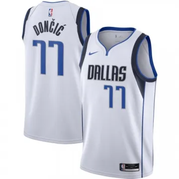 Men's Dallas Mavericks Luka Doncic #77 White 2020/21 Swingman Jersey - Association Edition
