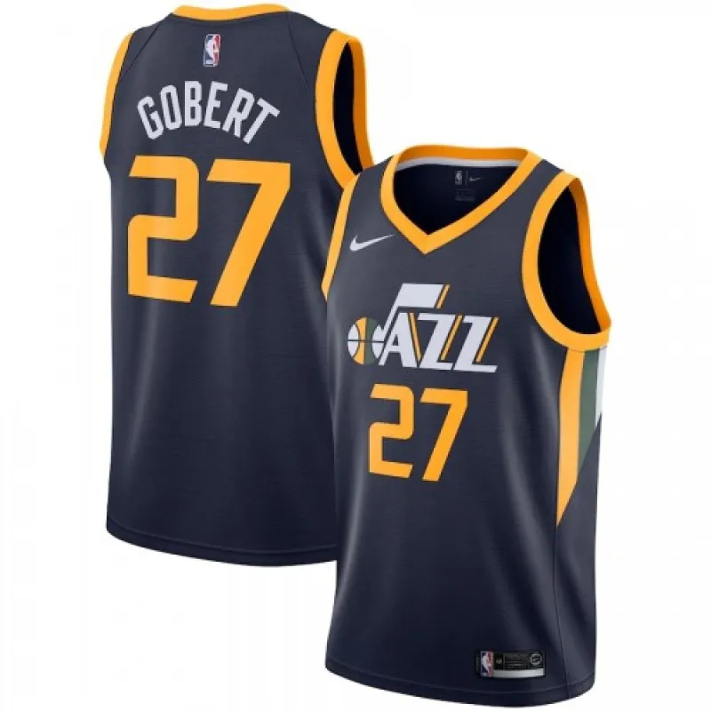 Men’s Utah Jazz Rudy Gobert #27 Nike Navy Swingman Jersey – Icon Edition