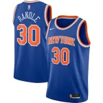 Men's New York Knicks Julius Randle #30 Blue 2020/21 Swingman Jersey - Icon Edition