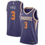 Maillot Swingman Nike violet 2020/21 « Chris Paul #3 » des Phoenix Suns pour homme – Édition Icon Maillot Swingman Nike violet 2020/21 « #3 » de Chris Paul des Phoenix Suns pour homme – Édition Icon