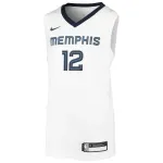 Maglia Swingman da uomo dei Memphis Grizzlies di Ja Morant, bianca, stagione 2020/21 – Edizione Association