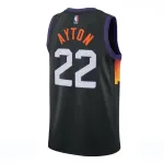 Men’s Phoenix Suns DeAndre Ayton #22 Nike Black 2021 Swingman Jersey – City Edition
