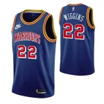 Maglia Golden State Warriors Andrew Wiggins #22 Uomo Blu 2021/22 75° Anniversario - Edizione Classica Men’s Golden State Warriors Andrew Wiggins #22 Blue 2021/22 75th Anniversary Jersey- Classic Edition