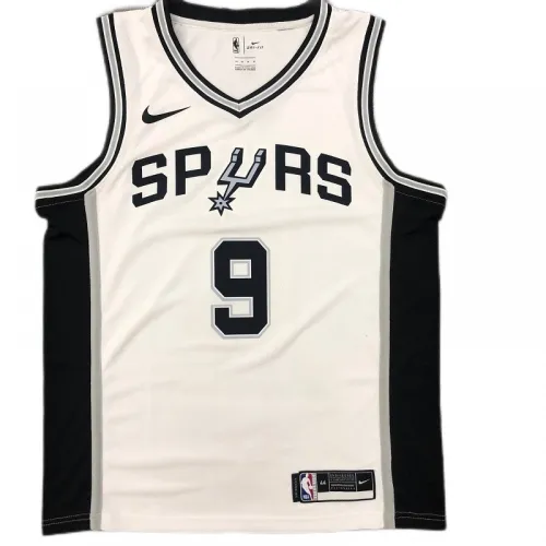 Men's San Antonio Spurs Tony Parker #9 White 2020/21 Swingman Jersey - Association Edition