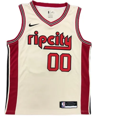Herren Portland Trail Blazers Carmelo Anthony Creme 19/20 Swingman Jersey - City Edition