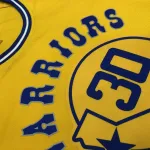 Men’s Golden State Warriors Stephen Curry #30 Nike Yellow Hardwood Classic Swingman Jersey