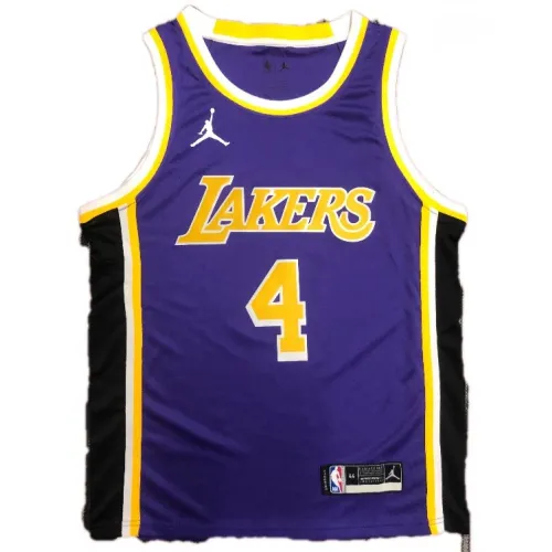 Men's Los Angeles Lakers Rajon Rondo #4 Jordan Purple Swingman NBA Jersey - Statement Edition