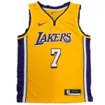 Men's Los Angeles Lakers Carmelo Anthony #7 Nike Yellow Swingman Jersey - Icon Edition Men’s Los Angeles Lakers Carmelo Anthony #7 Nike Yellow Swingman Jersey – Icon Edition