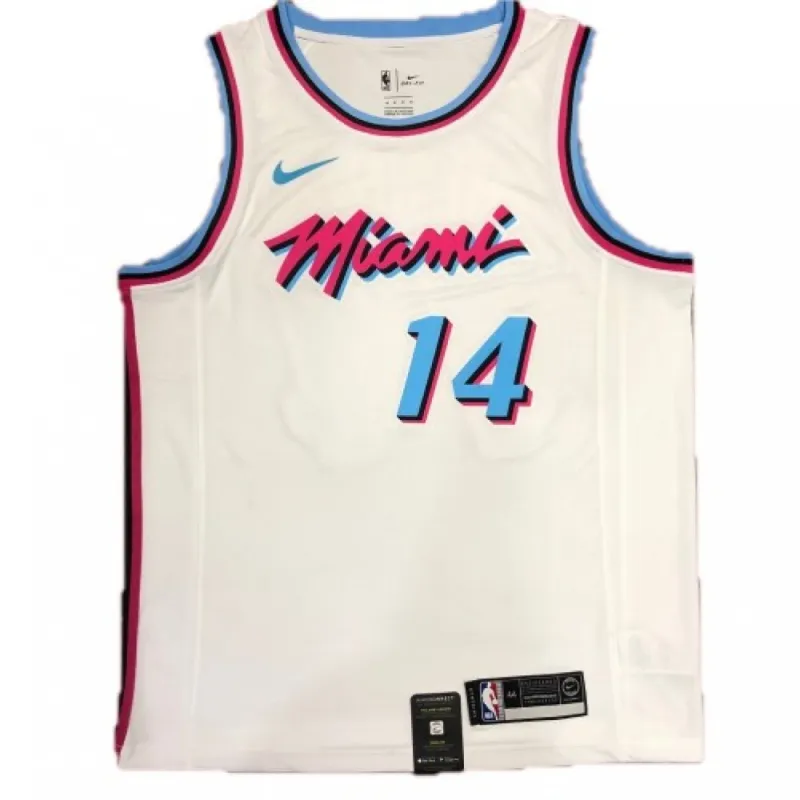 Men’s Miami Heat Tyler Herro #14 White 19-20 Swingman Jersey – City Edition