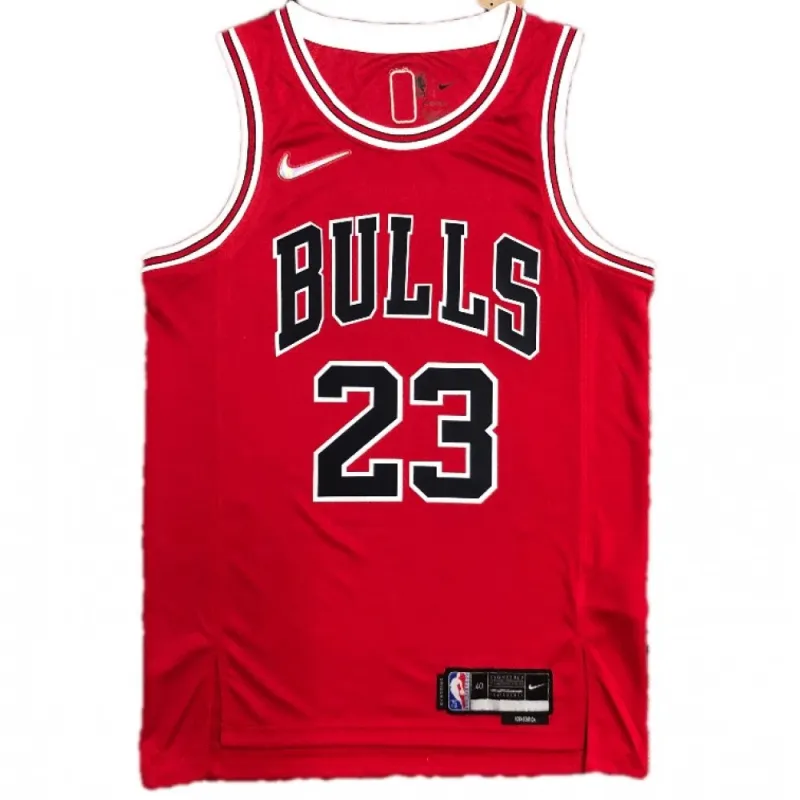 Men’s Chicago Bulls Michael Jordan #23 Nike Red 2021 Swingman NBA Jersey – Icon Edition