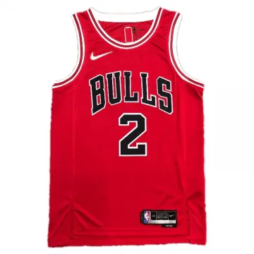 Maglia Chicago Bulls Lonzo Ball #2 Rosso 2021 Swingman Uomo - Edizione Icona
