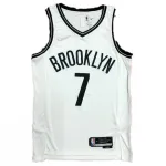 Men's Brooklyn Nets Kevin Durant #7 Nike White 2021 Swingman NBA Jersey - Icon Edition Men’s Brooklyn Nets Kevin Durant #7 Nike White 2021 Swingman NBA Jersey – Icon Edition