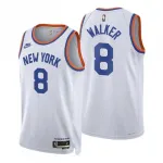 Men's New York Knicks Kemba Walker #8 White 2021/22 Swingman Jersey - Classic Edition Men’s New York Knicks Kemba Walker #8 White 2021/22 Swingman Jersey – Classic Edition