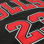 Men’s Chicago Bulls Michael Jordan #23 Throwback Black 1997-98 Hardwood Classics Player Jersey