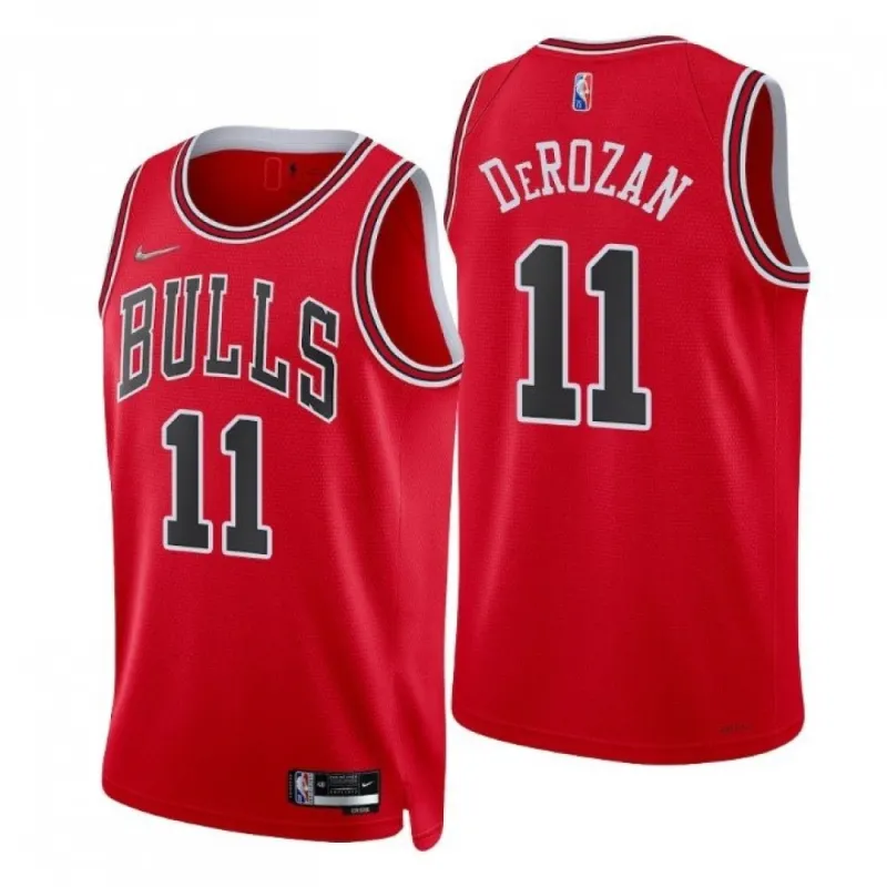 Men’s Chicago Bulls Chicago Bulls DeRozan #11 Red 2021Swingman NBA Jersey – Icon Edition