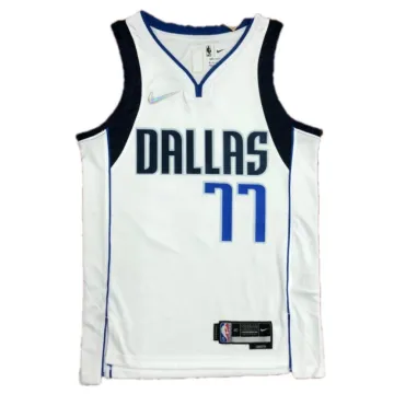 Men's Dallas Mavericks Luka Doncic #77 White 2021/22 Swingman Jersey - Icon Edition