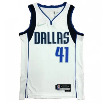 Men's Dallas Mavericks Dirk Nowitzki #41 White 2021/22 Swingman Jersey - Icon Edition