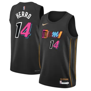 Men's Miami Heat Tyler Herro #14 Black 2021/22 Swingman Jersey - City Edition