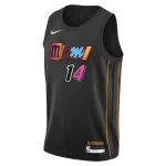 Maglia Swingman Miami Heat Tyler Herro #14 Nero 2021/22 Uomo - Edizione Città