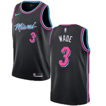 Männer Miami Heat Dwyane Wade #3 Schwarz Swingman Jersey - Stadt Edition