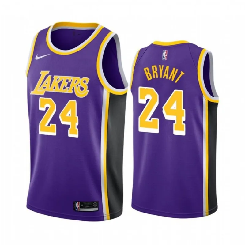 Men’s Los Angeles Lakers Kobe Bryant #24 Purple Swingman Jersey – Statement Edition