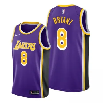 Maillot Swingman Hommes Los Angeles Lakers Kobe Bryant #8 Purple - Statement Edition