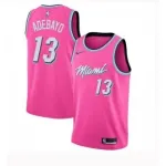 Camisola Swingman Bam Adebayo #13 Rosa 19-20 para homem dos Miami Heat - City Edition Men’s Miami Heat Bam Adebayo #13 Pink 19-20 Swingman Jersey – City Edition
