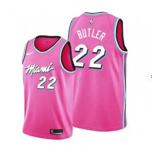 Maglia Swingman Miami Heat Jimmy Butler #22 Rosa 19-20 Uomo - Edizione City