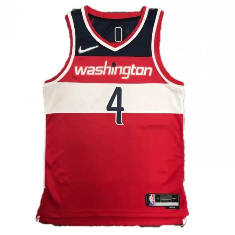 Men’s Washington Wizards Russell Westbrook #4 Nike Red 2021/22 Swingman NBA Jersey – Icon Edition