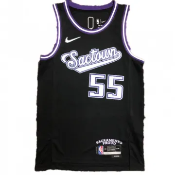 Men's Sacramento Kings Jason Williams #55 Black 2021/22 Swingman Jersey - City Edition