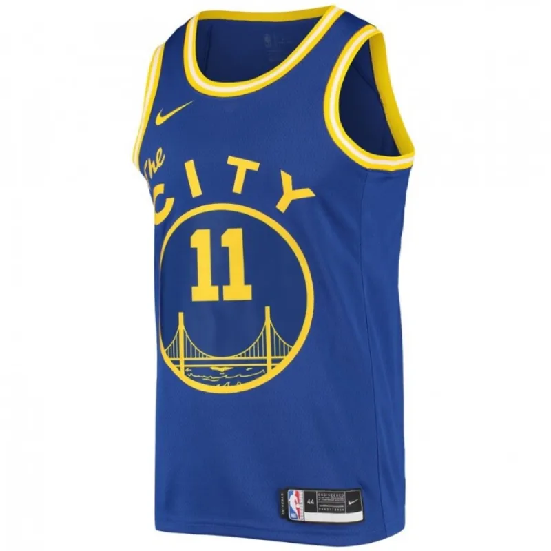 Men’s Golden State Warriors Klay Thompson #11 Royal Hardwood Classics 2020/21 Swingman Jersey- Classic Edition