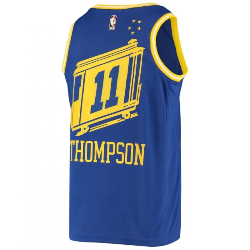 Men’s Golden State Warriors Klay Thompson #11 Royal Hardwood Classics 2020/21 Swingman Jersey- Classic Edition