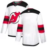 Men's New Jersey Devils adidas White Away Premium Jersey