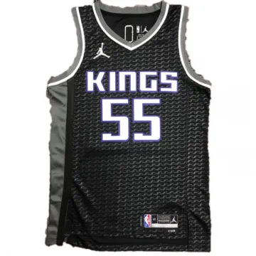 Men's Sacramento Kings Jason Williams #55 Jordan Black 2021/22 Swingman Jersey - City Edition