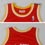 Men's Houston Rockets Hakeem Olajuwon Throwback Red 1993-94 Hardwood Classics Swingman Jersey
