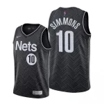 Men's Brooklyn Nets Ben Simmons #10 Black 2020/21 Swingman Player Jersey – Earned Edition