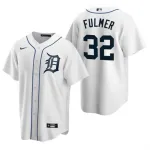 Heren Detroit Tigers Michael Fulmer #32 Nike Wit Home 2020 Jersey Nike Detroit Tigers Michael Fulmer #32 wit thuisshirt 2020 voor heren