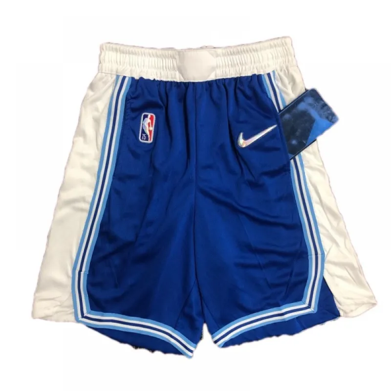 Men’s Los Angeles Lakers Lakers Nike Blue 2021/22 Swingman Shorts – Classic Edition