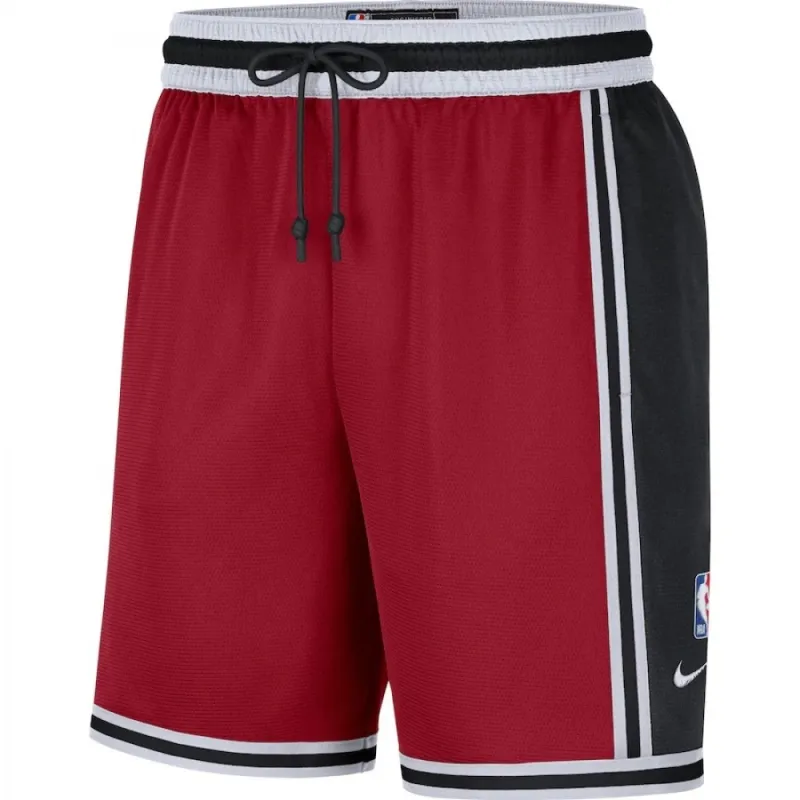 Pantaloncini Miami Heat Pre-Game Performance da uomo - Rosso/Nero
