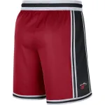 Pantaloncini Miami Heat Pre-Game Performance da uomo - Rosso/Nero