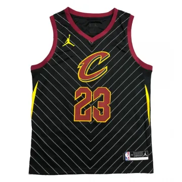 Uomo Cleveland Cavaliers Lebron James #23 Jordan Maglia Swingman nera - Edizione dichiarata