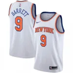 New York Knicks RJ Barrett #9 Nike wit 2019/20 Swingman-shirt voor heren - Association Edition Men’s New York Knicks RJ Barrett #9 Nike White 2019/20 Swingman Jersey – Association Edition