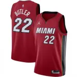 Camisa Swingman do Miami Heat para homem, Jimmy Butler, Jordan Red, 2020/21 – Edição Statement Men’s Miami Heat Jimmy Butler Jordan Red 2020/21 Swingman Jersey – Statement Edition
